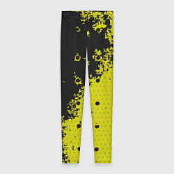 Женские легинсы Black & Yellow