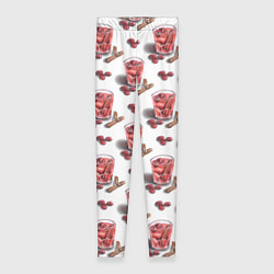 Женские легинсы Глинтвейн с корицей