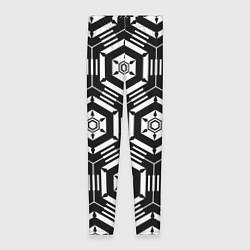 Женские легинсы Абстрактный геометрический узор на тему техники