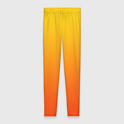 Леггинсы женские Жаркий день, цвет: 3D-принт
