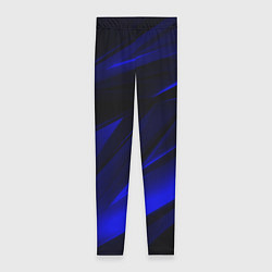 Леггинсы женские Geometry blue stripes, цвет: 3D-принт