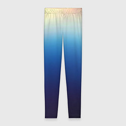 Женские легинсы Blue gradient colors