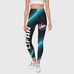 Леггинсы женские Lifan неоновые лампы, цвет: 3D-принт — фото 2