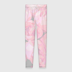 Леггинсы женские Розы бледные, цвет: 3D-принт