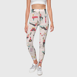 Леггинсы женские Sport woman, цвет: 3D-принт — фото 2