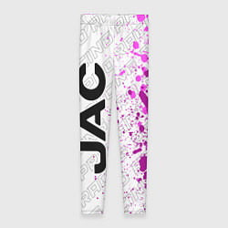 Леггинсы женские JAC pro racing: по-вертикали, цвет: 3D-принт