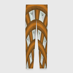 Леггинсы женские Деревянные своды, цвет: 3D-принт