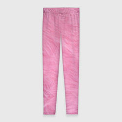 Леггинсы женские Розовая шерсть, цвет: 3D-принт