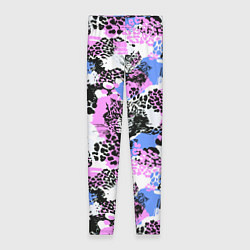 Женские легинсы Multicolored wild cats