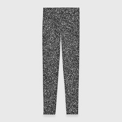 Леггинсы женские Чёрно-белый текстурный, цвет: 3D-принт