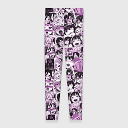 Леггинсы женские Ahegao cartoon, цвет: 3D-принт