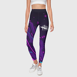 Леггинсы женские Dead by Daylight neon gaming, цвет: 3D-принт — фото 2