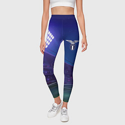 Леггинсы женские Lazio ночное поле, цвет: 3D-принт — фото 2