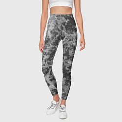 Леггинсы женские Абстракция - серый антрацит, цвет: 3D-принт — фото 2