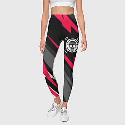Леггинсы женские One Piece electro lines, цвет: 3D-принт — фото 2