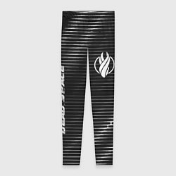 Леггинсы женские Dead Space metal game lines, цвет: 3D-принт