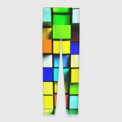 Леггинсы женские Оптические кубы, цвет: 3D-принт