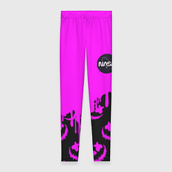 Женские легинсы Marshmello neon nasa
