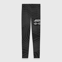 Женские легинсы Arctic Monkeys - белые линии