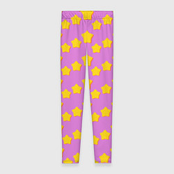 Леггинсы женские Звезды-пряники, цвет: 3D-принт