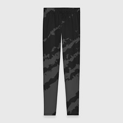 Леггинсы женские The color is black and gray, цвет: 3D-принт
