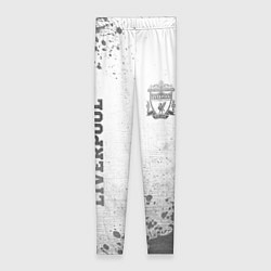 Леггинсы женские Liverpool - white gradient вертикально, цвет: 3D-принт