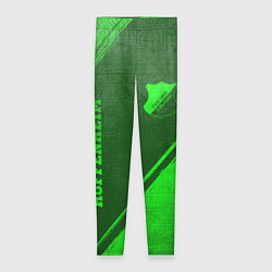 Леггинсы женские Hoffenheim - green gradient вертикально, цвет: 3D-принт