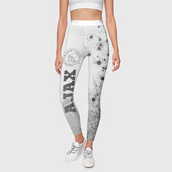 Леггинсы женские Ajax - white gradient по-вертикали, цвет: 3D-принт — фото 2