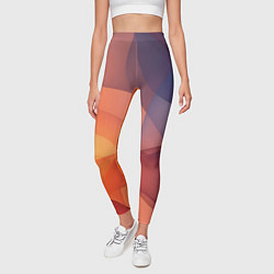 Леггинсы женские Летящая вуаль, цвет: 3D-принт — фото 2
