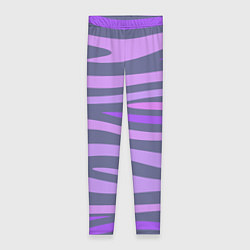 Леггинсы женские Лавандовые волны, цвет: 3D-принт