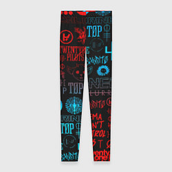 Леггинсы женские Twenty one pilots rock pattern, цвет: 3D-принт