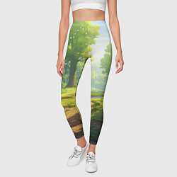 Леггинсы женские Fabulous forest, цвет: 3D-принт — фото 2