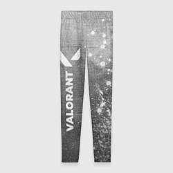 Леггинсы женские Valorant - grey gradient по-вертикали, цвет: 3D-принт