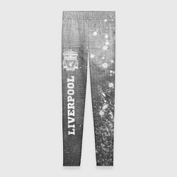 Леггинсы женские Liverpool - grey gradient по-вертикали, цвет: 3D-принт