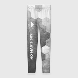 Леггинсы женские No Mans Sky - grey gradient по-вертикали, цвет: 3D-принт