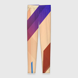 Леггинсы женские Multicolored, цвет: 3D-принт