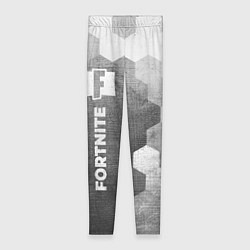 Леггинсы женские Fortnite - grey gradient по-вертикали, цвет: 3D-принт