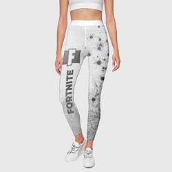 Леггинсы женские Fortnite - white gradient по-вертикали, цвет: 3D-принт — фото 2