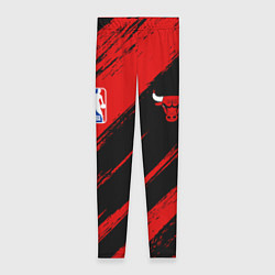 Леггинсы женские Chicago Bulls team NBA, цвет: 3D-принт