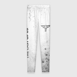 Леггинсы женские The Last Of Us - white gradient вертикально, цвет: 3D-принт