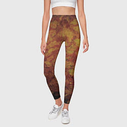 Леггинсы женские Абстракция - desert camouflage, цвет: 3D-принт — фото 2