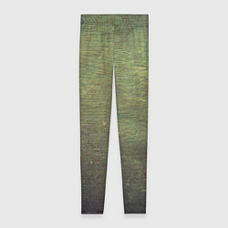 Женские легинсы Абстракция - old board painted with green paint