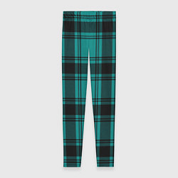 Женские легинсы Checkered dark blue