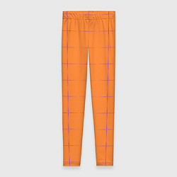 Женские легинсы Color orange stripe
