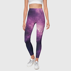 Леггинсы женские Облака в космосе, цвет: 3D-принт — фото 2