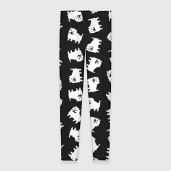 Леггинсы женские Annoying dog pattern - Undertale, цвет: 3D-принт