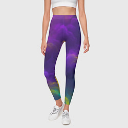 Леггинсы женские Смешение красок, цвет: 3D-принт — фото 2