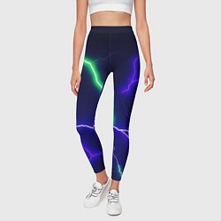 Леггинсы женские Multicolored lightning, цвет: 3D-принт — фото 2