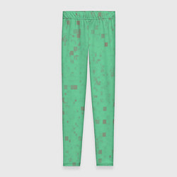 Женские легинсы Color green brown