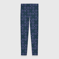 Женские легинсы Геометрический монохромный паттерн